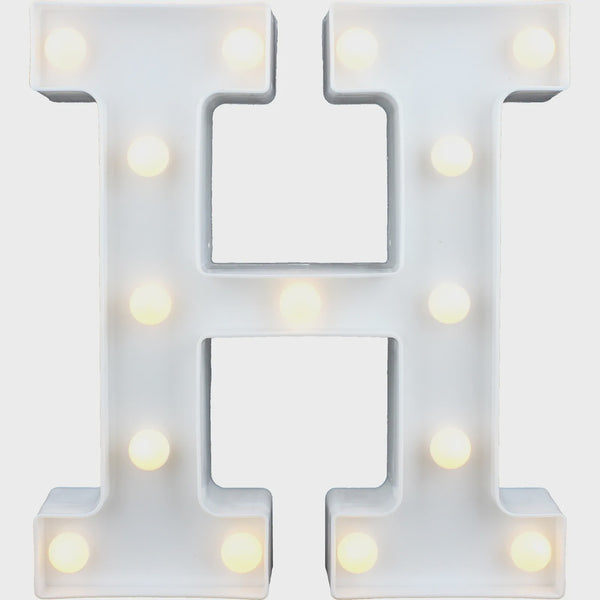 LED LETTER LIGHT H